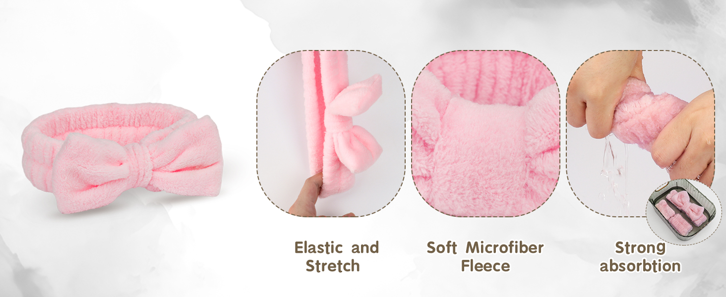 face wash headband