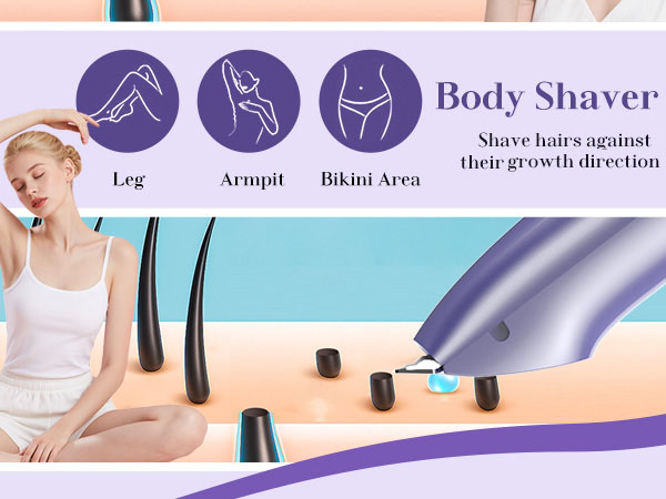 2in1 bikini shaver women trimmer