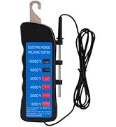 Electric Fence Voltage Tester, 10KV Fence Tester 6 Neon Indicator Lights/Fence Tester for Farms F...