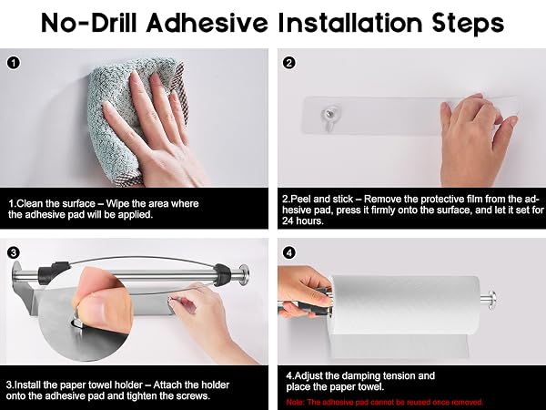 magnetic paper towel holder