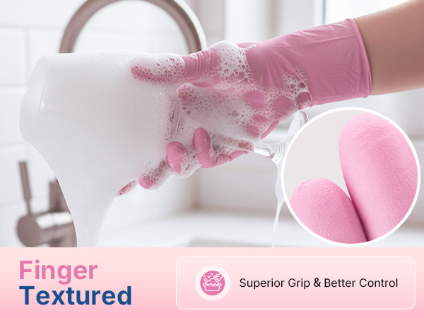 Pink Nitrile Gloves