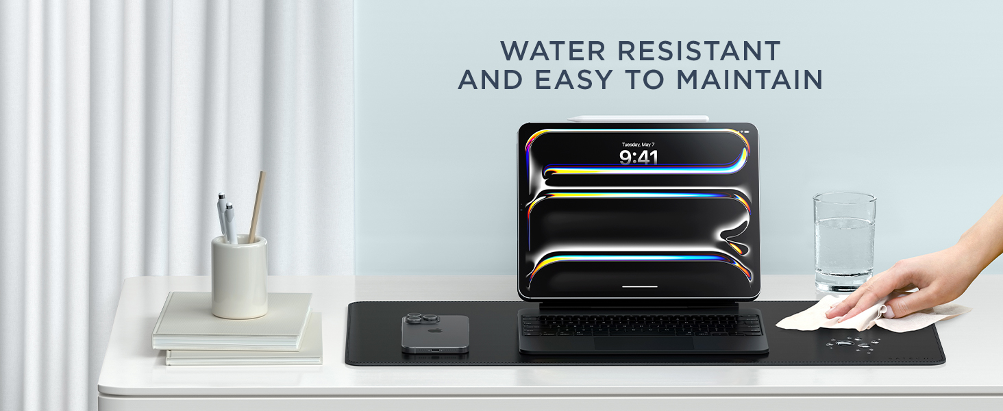 Vegan-Leather Premium Desk Mat