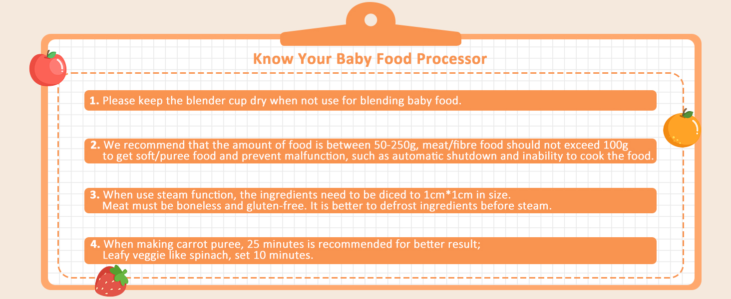 baby food processor and steamer