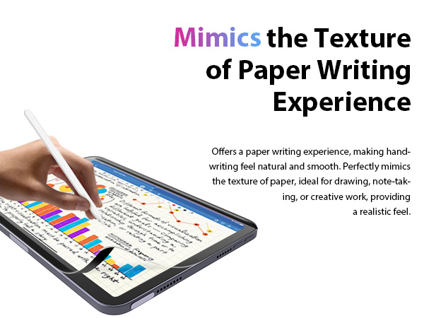 Magnetic Paper Screen Protector for iPad