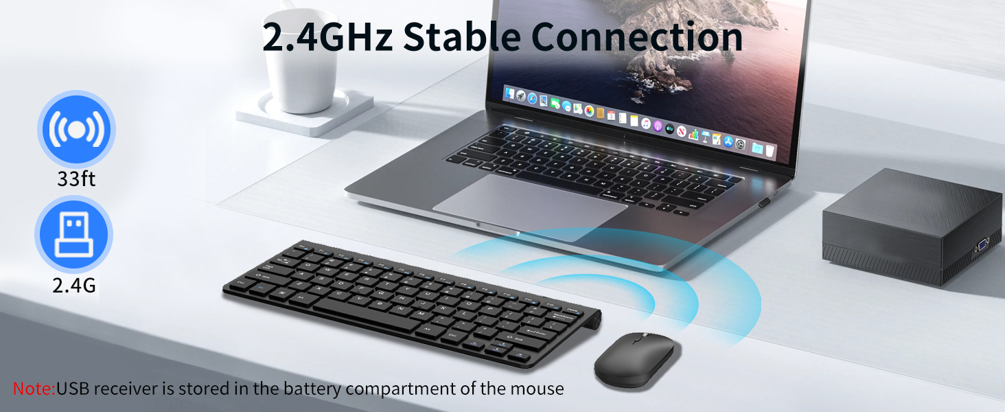 2.4GHz Stable Connection