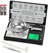 GRAM PRES High Precision Milligram Scale,50g/0.001g Digital Mini Pocket Gram Scale,Mg Scale for W...