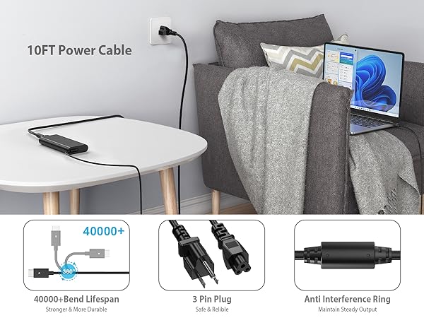 130watt dell laptop charger