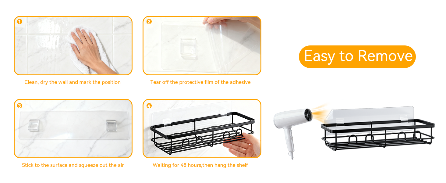 shower holders for inside shower