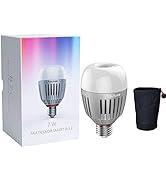 Aputure Accent B7c LED Smart Bulb 7W RGBWW,2000k-10000k Bi Color,CCT/HSI/FX Mode,App Control Buil...