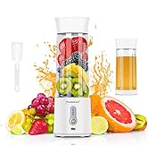 Portable Blender for Shakes and Smoothies,500ml Electric Juicer, 4000mAh Smoothie Blender with BP...