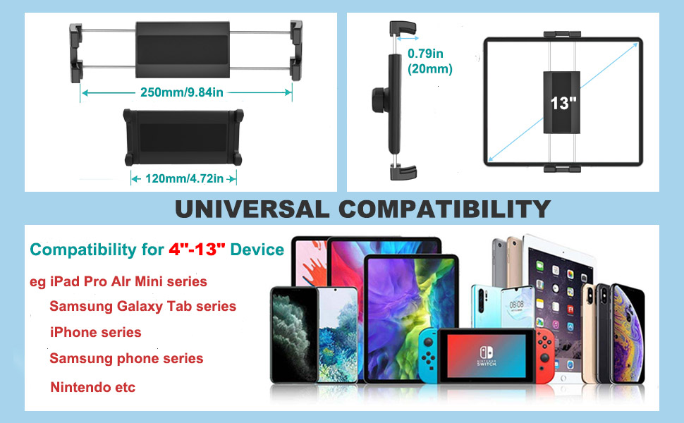 Elliptical Treadmill Tablet Holder