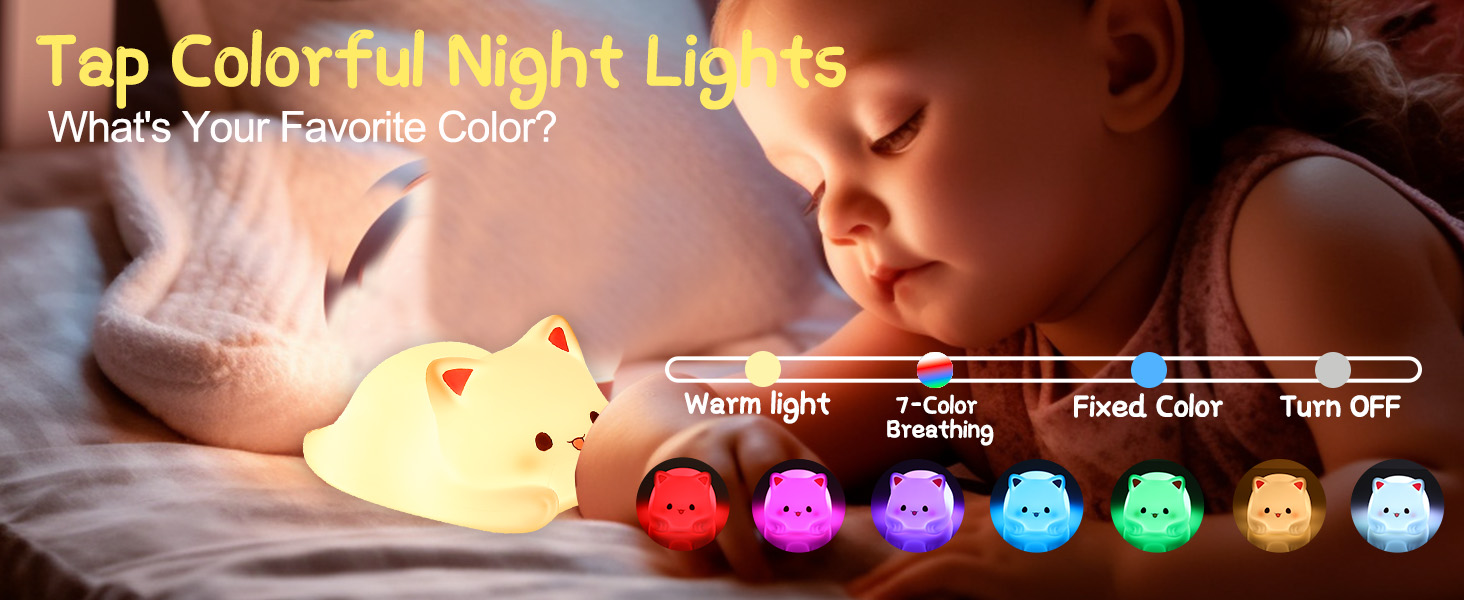 Tap Colorful Night Lights