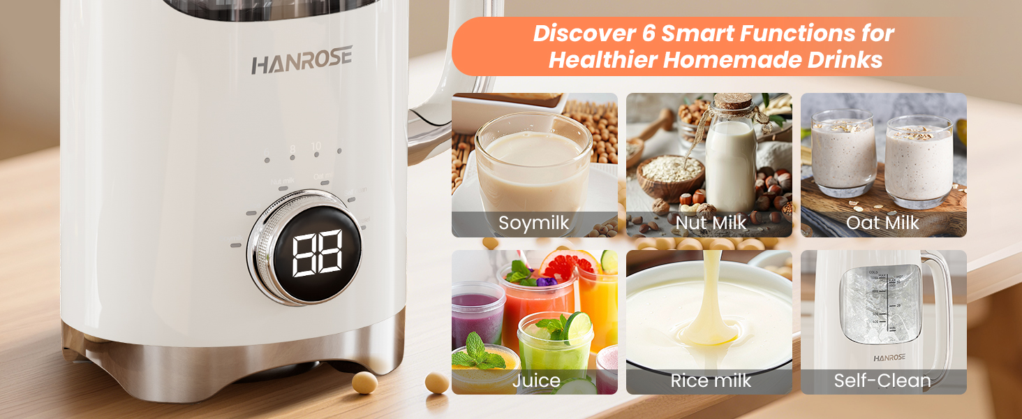 Discover 6 Smart Functions for Healthier Homemade Drinks