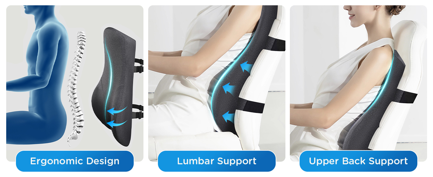 lumbar support pillow for office chair