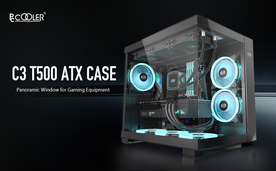 PCCOOLER C3T500 ARGB PC Case