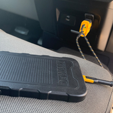 DEWALT phone case, charging cable, kevlar, durable