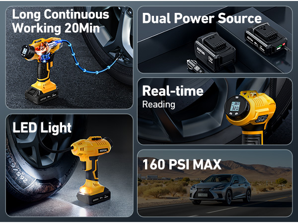 Cordless Tire Inflator