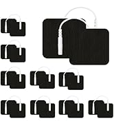 TENS Unit Replacement Pads 2x2" Electrode Pads, VOVOU 20 Pcs 3rd Gen Resuable Stronger Latex-Free...