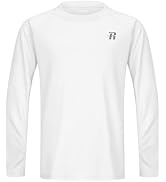 Runhit UPF 50+ Boys Swim Shirt Long Sleeve, Rash Guard for Boys, Youth Kids UV Sun Protection Shi...