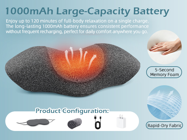 Neck Massager, Pillow Massage Neck Hump for Shoulder Pain