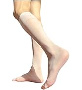 Yjcnelcr Mens Thin Silk Formal Dress Suit Socks Clear Sheer Over the Calf Tube Socks Male Busines...