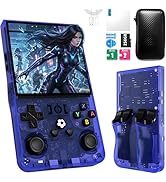 R36MAX Handheld Game Console, 40000+ Games Retro Gaming Console, 256GB TF Card Mini Retro Video C...