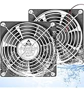 GDSTIME IP68 Waterproof Fan 120mm x 25mm 12V DC Brushless Computer Case Cooling Fan Dual Ball Bea...