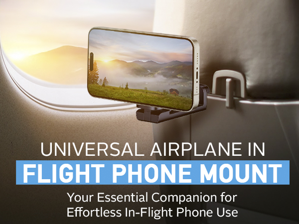 Universal Airplane in Flight Phone Mount