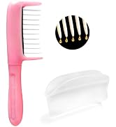 Hair Oil Applicator Comb with Dispenser, Mess-Free Oiling Comb for Quick Even Application, Hair C...