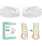Heel Wedge for Supination &amp; Pronation Correction - (1 Pair) Welnove 3 Layers Adjustable Supinatio...