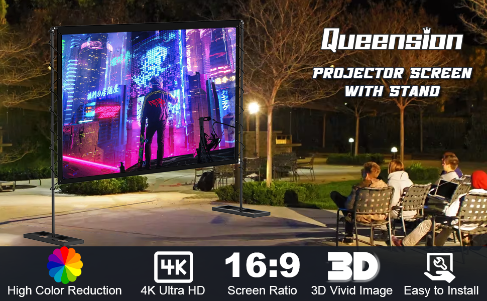 projector screen stand