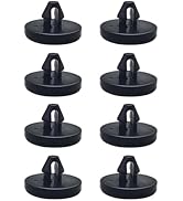 Ferianl 8PCS Brake Pedal Pad and Light Switch Stopper, Automotive Clutch Pedal Stoppers, Brake Sw...