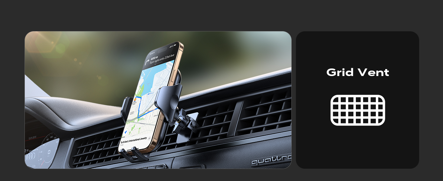 VICSEED Grid vent phone mount for car