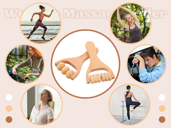 Wooden Massage Roller