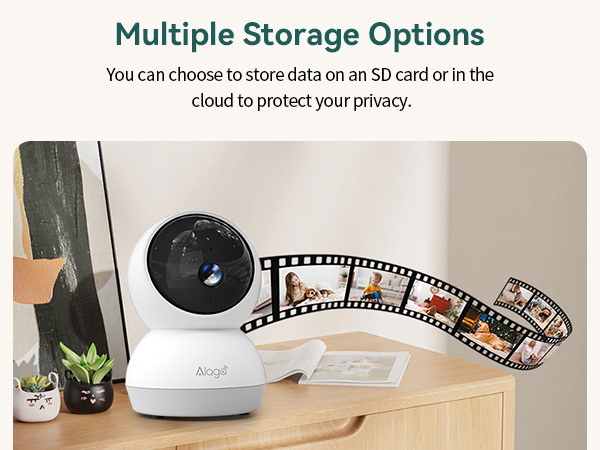 Cloud storage and SD card storage
