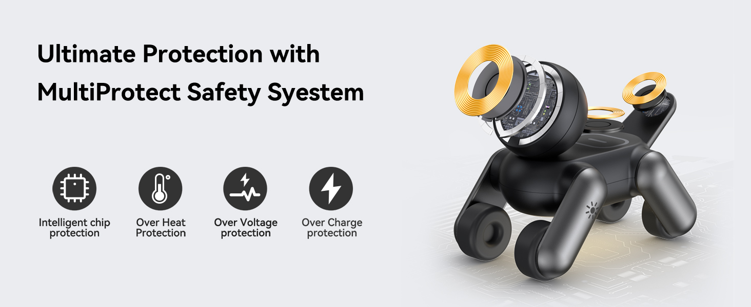 4 in 1 magnetic wireless charging station for apple devices