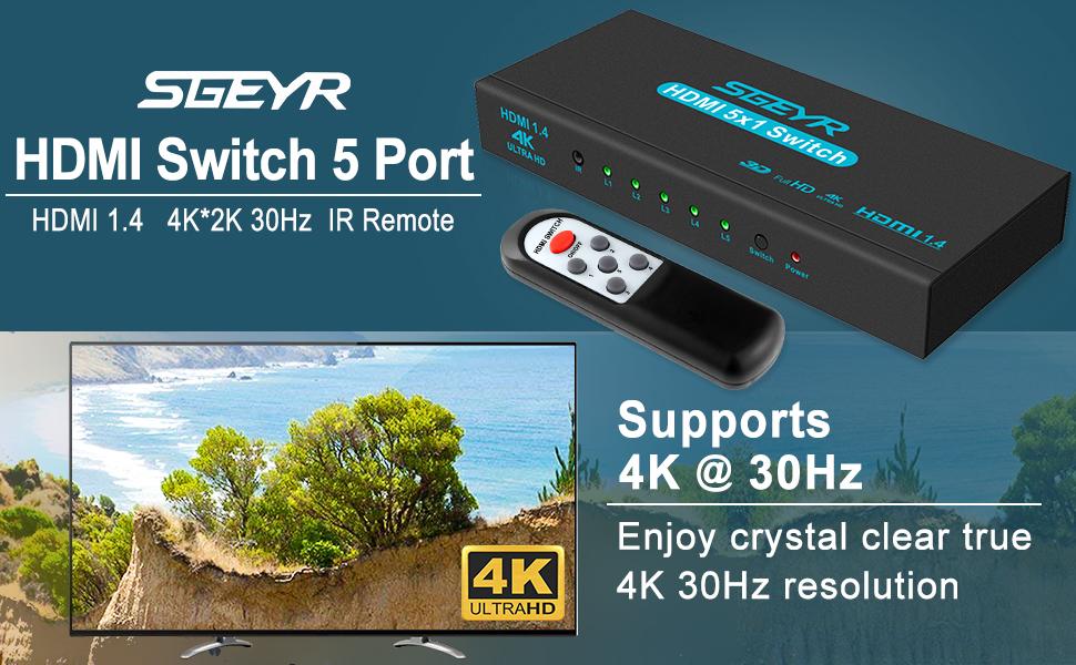 HDMI Switch 5 Port