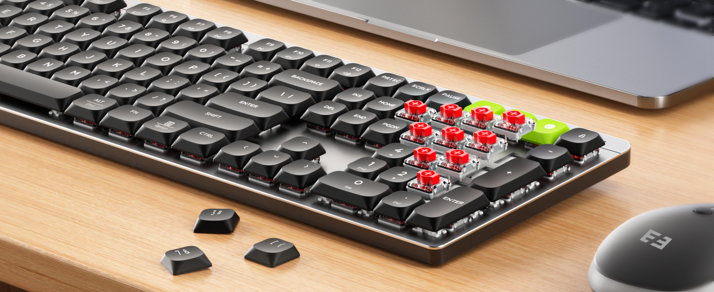 wireless mechanical keyboard and mouse