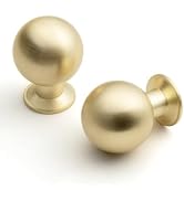 BEILEIOU Brushed Gold Cabinet Knobs Classic Vintage Retro Drawer Knobs Kitchen Cupboard Bathroom ...