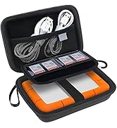 Lacdo Hard Drive Carrying Case for LaCie Rugged/Rugged Mini/Rugged Thunderbolt USB-C External Har...