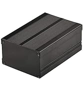 Eightwood Aluminum Electronic Enclosure, HiFi Audio Amplifier Ham Radio Project Box, PCB Board Ca...