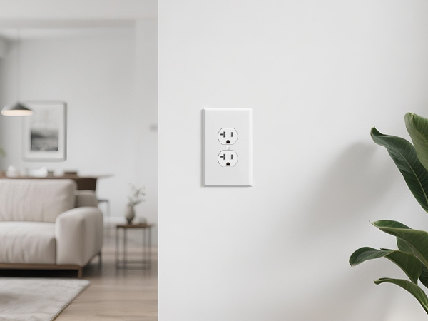 Oversized Duplex outlet covers wall plate
