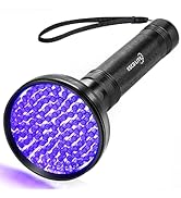 Escolite UV Flashlight Black Light, 100 LED 395 nM Ultraviolet Flashlights UV Blacklight Detector...