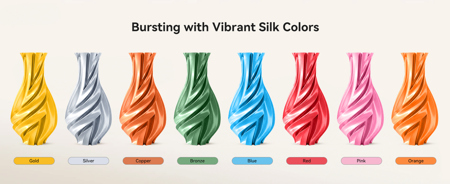 sunlu silk pla filament bundle