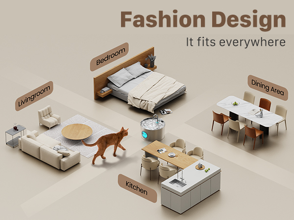 automatic water dispenser for cats, cat drinking fountains, pet water fountain for cats, cat water