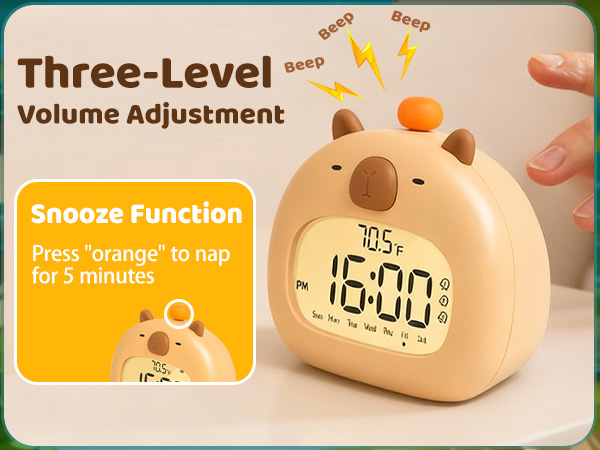 three level alarms volume
