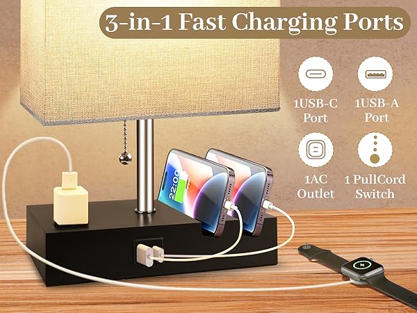 Table Lamp Work with Remote Control