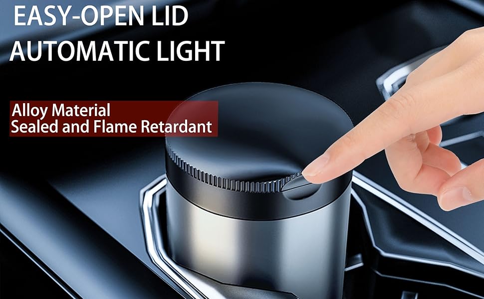EASY-OPEN LID AUTOMATIC LIGHT Alloy MaterialSealed and Flame Retardant