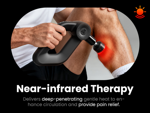 Massage Gun with Infrared Light