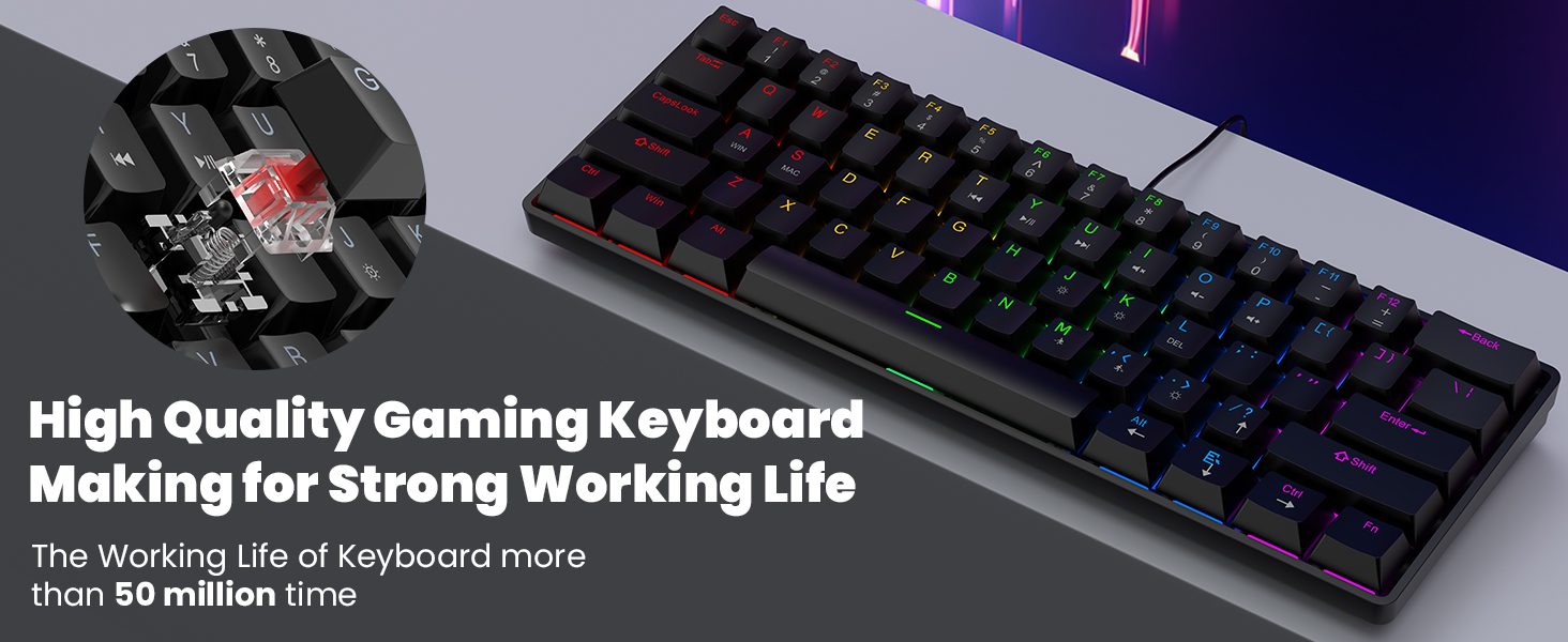mechanical gaming keyboard and mouse